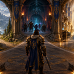 Fantasy hero choosing paths for solo play, group content, and long-term progress